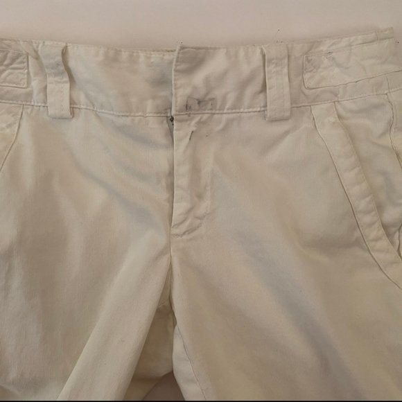 Fantastic white 100% cotton size 0 Nanette Lepore pants, very flattering cut - Picture 3 of 12